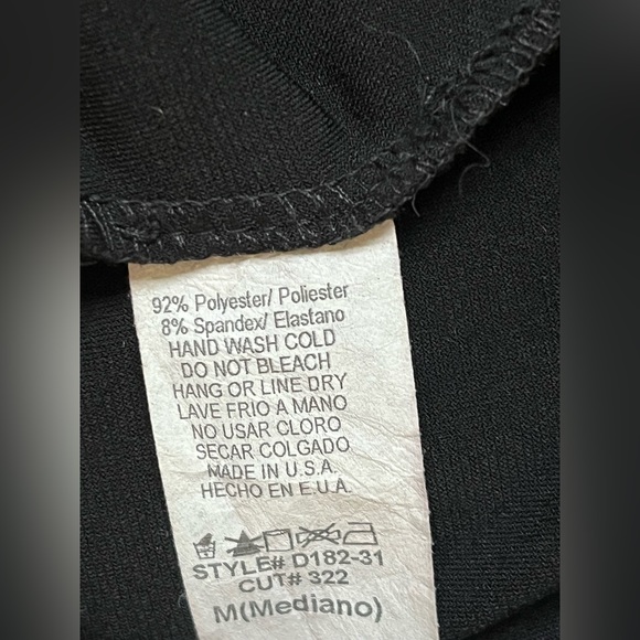 Sultry Salsa style little Black dress - Picture 6 of 7